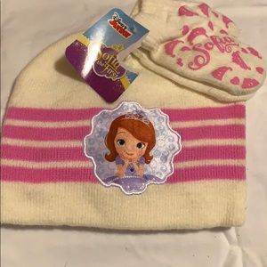 Hat and gloves winter hat